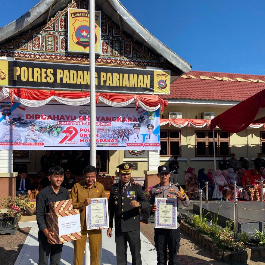 Korong Panti Kayu Raih Juara 1 Lomba Satkamling Tingkat Polres Padang Pariaman
